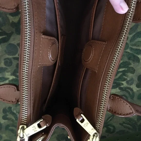 Ralph Lauren Brown Satchel Bag - Picture 3 of 7